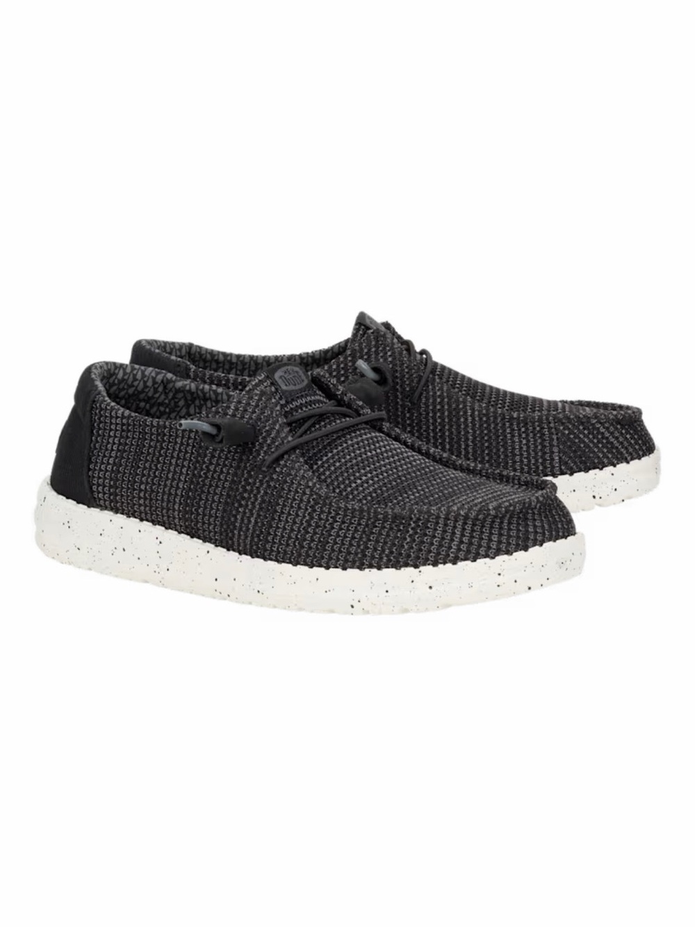 BRAND NEW Hey Dude Women's Wendy Stretch Sox in Black Size 7